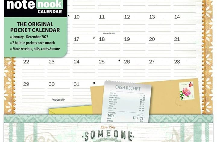 Farm Fresh Note Nook Family Planner 2027