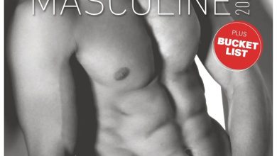 Masculine Black & White Calendar 2027