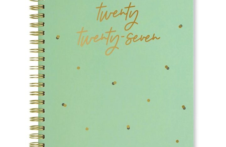 Celebrate Mint A5 Diary 2027