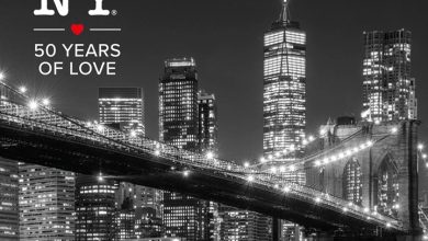 I Love NY City Black and White Calendar 2027