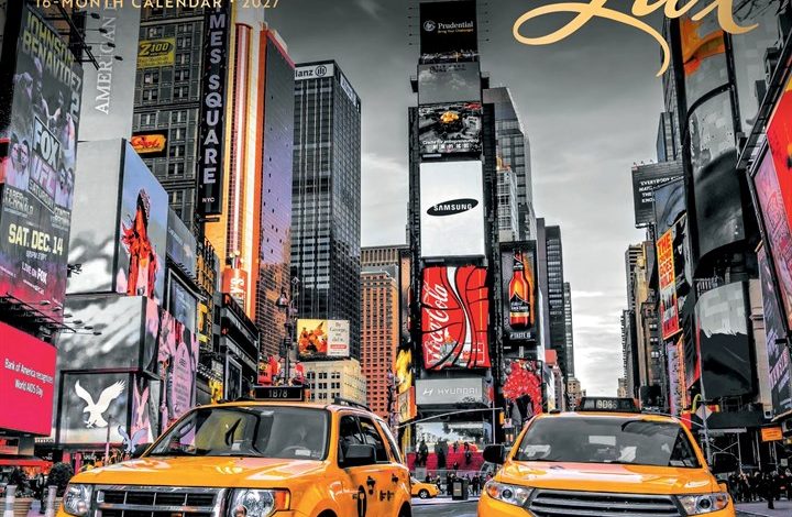 New York Lux Calendar 2027
