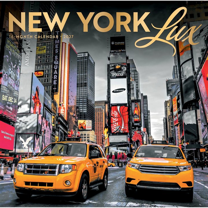 New York Lux Calendar 2027
