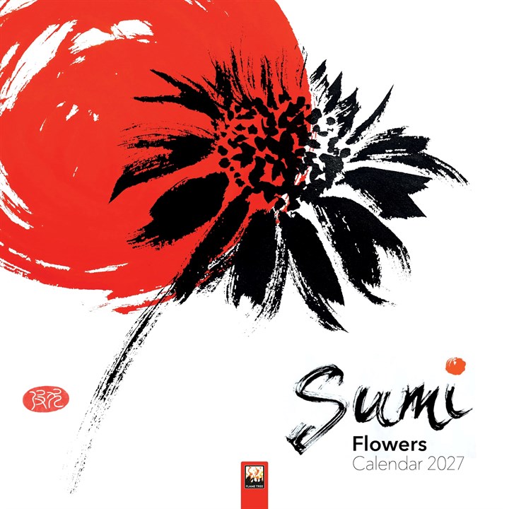 Sumi Flowers Calendar 2027