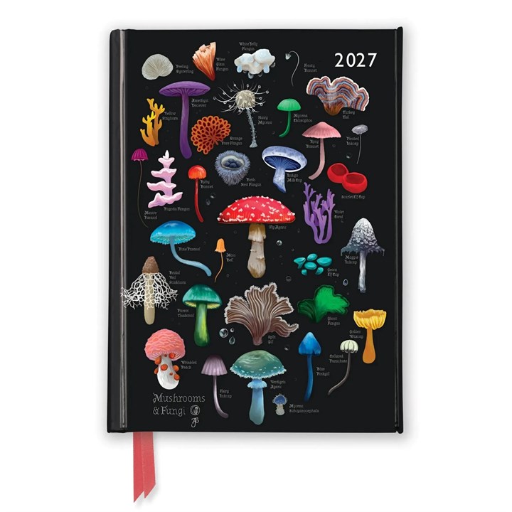 Anna Stead, Mushrooms & Fungi A6 Diary 2027