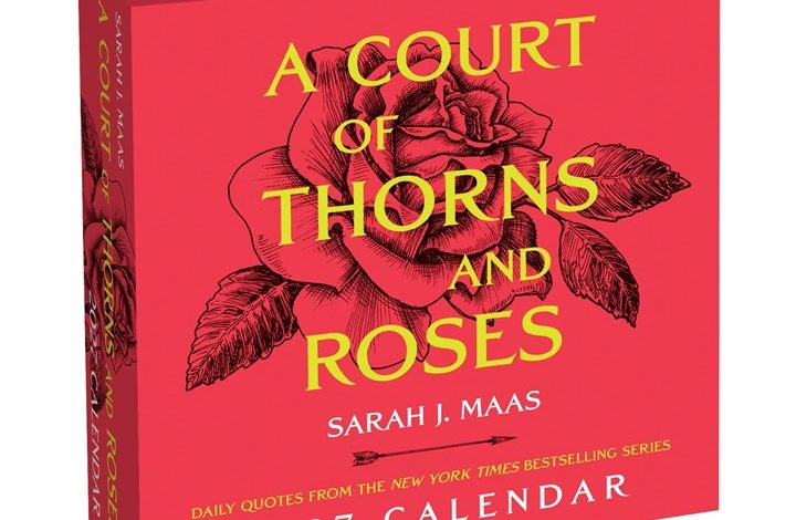 A Court of Thorns and Roses Desk Calendar 2027