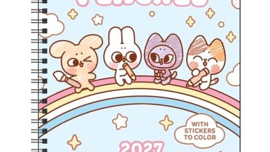 Pocket Peaches Colouring Diary 2027