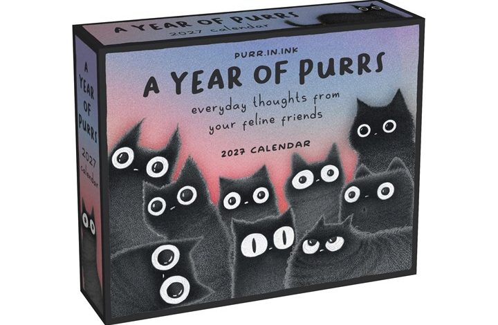 A Year of Purrs Desk Calendar 2027