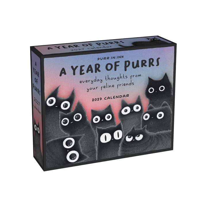 A Year of Purrs Desk Calendar 2027