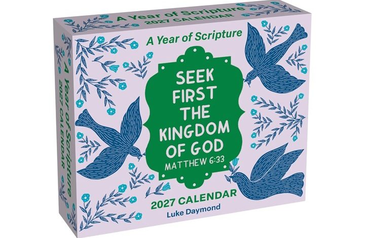 A Year of Scripture Desk Calendar 2027