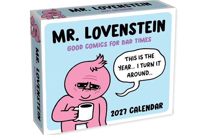 Mr Lovenstein Desk Calendar 2027