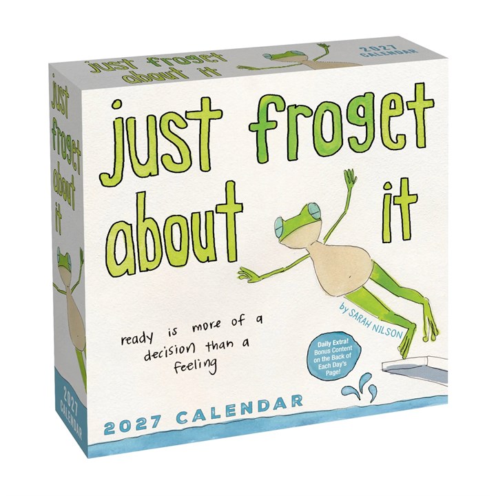 Just Froget About It Desk Calendar 2027