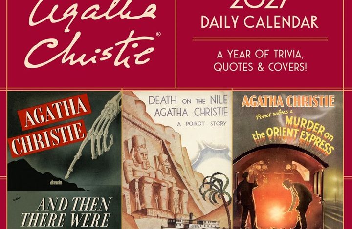 Agatha Christie Desk Calendar 2027