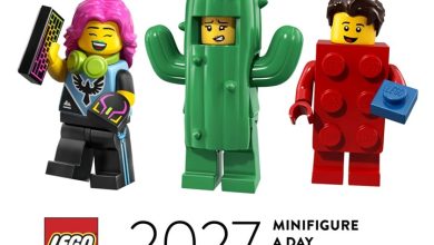 Lego Minifigure Desk Calendar 2027