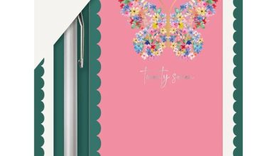 Butterfly Gift Set with Pen Slim Diary 2027