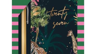 Safari Giftset with Pen Slim Diary 2027