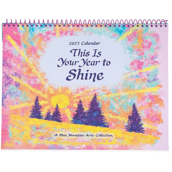 This is Your Year to Shine A4 Calendar 2027
