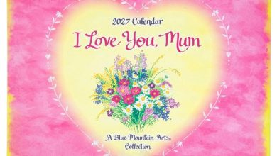 I Love You Mum A4 Calendar 2027