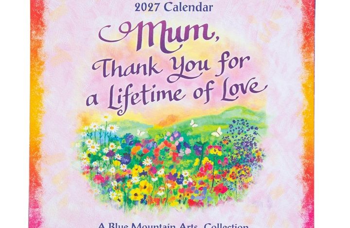 Mum Spiral Mini Calendar 2027