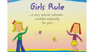 Girls Rule Spiral Mini Calendar 2027