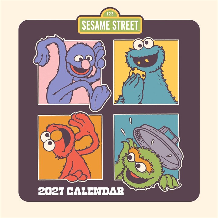 Sesame Street Calendar 2027