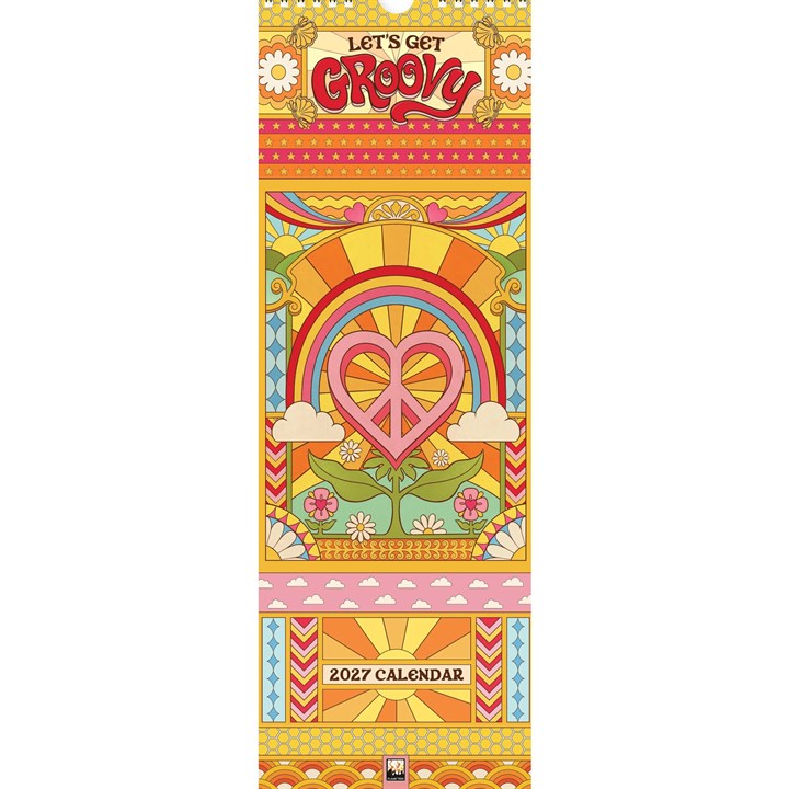 Dreamadelic, Lets Get Groovy Slim Calendar 2027