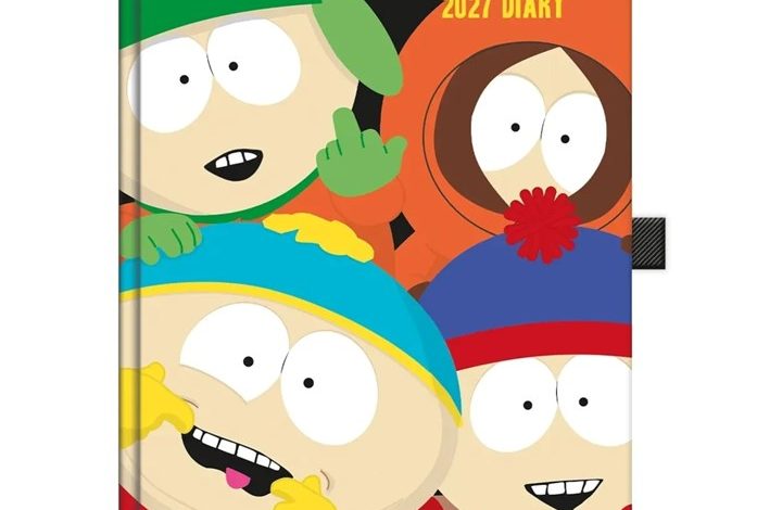 South Park Day To View A5 Diary 2027
