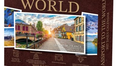 Passport to the World Desk Calendar 2027