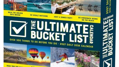 Bucketlist Desk Calendar 2027