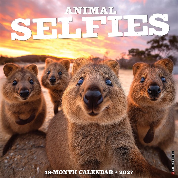 Animal Selfies Calendar 2027