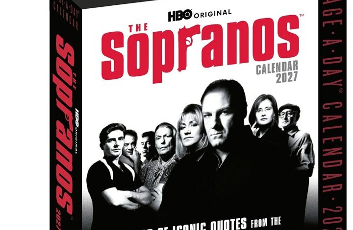The Sopranos Desk Calendar 2027