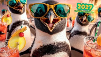 Penguin Party Calendar 2027