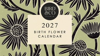 Bird & Co Birth Flower Calendar 2027