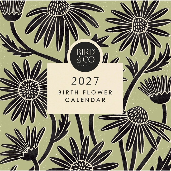 Bird & Co Birth Flower Calendar 2027