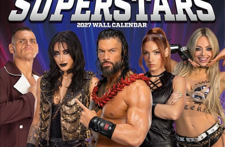 WWE Superstars Mini Calendar 2027