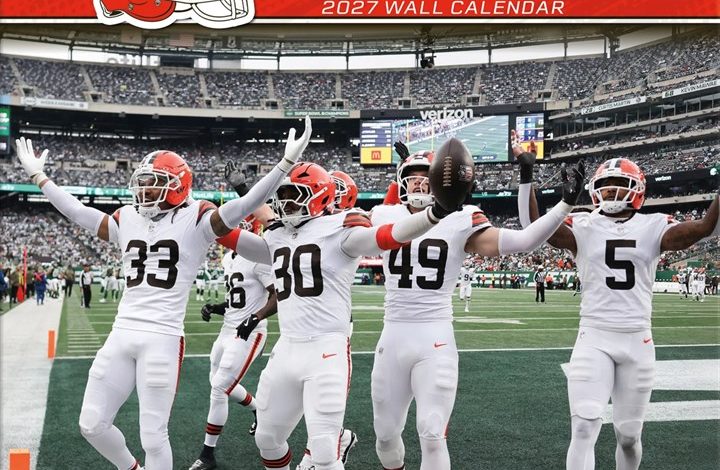 Cleveland Browns NFL Calendar 2027