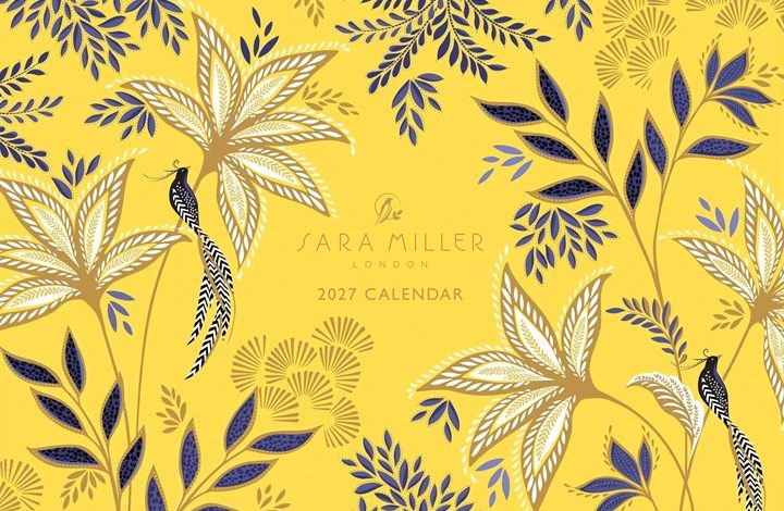 Sara Miller A4 Calendar 2027