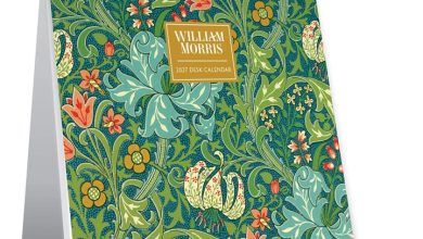 William Morris Easel Desk Calendar 2027
