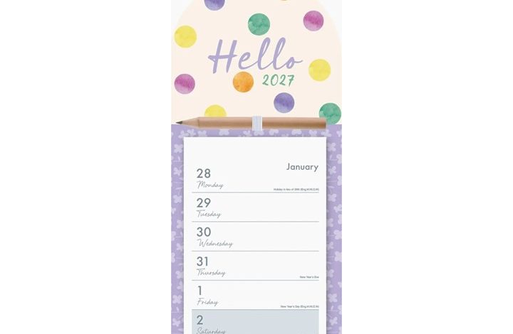 Spots Magnetic Calendar 2027