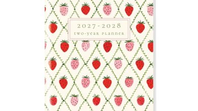 Strawberries Monthly Slim Monthly Diary 2027 - 2028