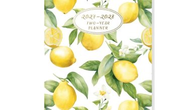 Lemon Monthly Slim Diary 2027 - 2028