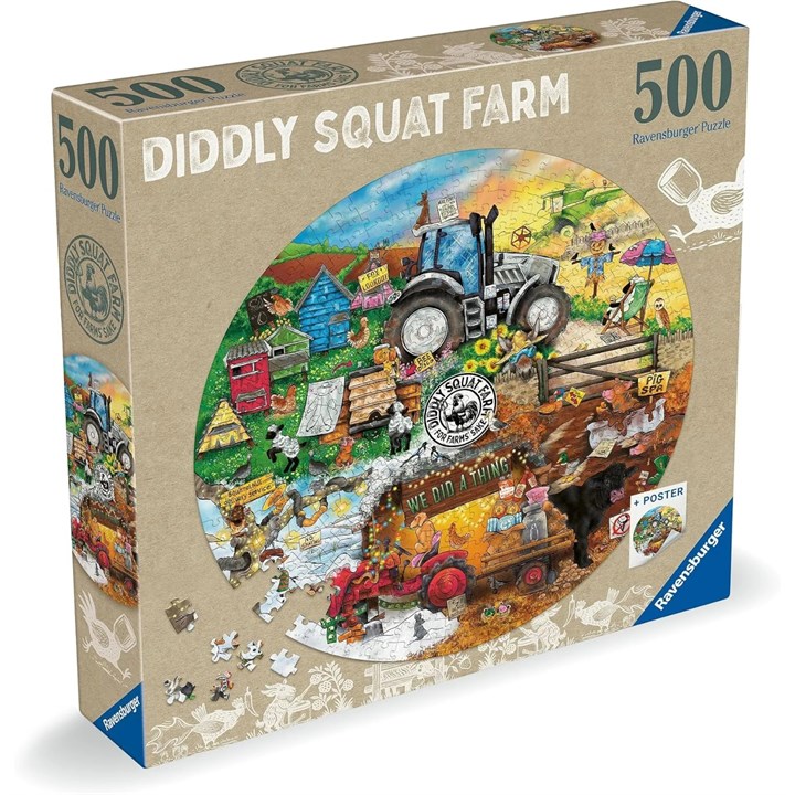 Ravensburger, Diddly Squat Farm Circular Jigsaw