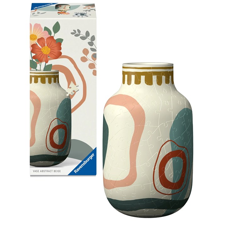 Ravensburger, Vase Abstract Beige 3D Jigsaw