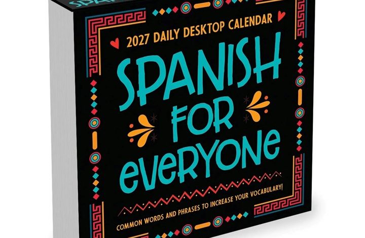 Spanish for Everyone Desk Calendar 2027