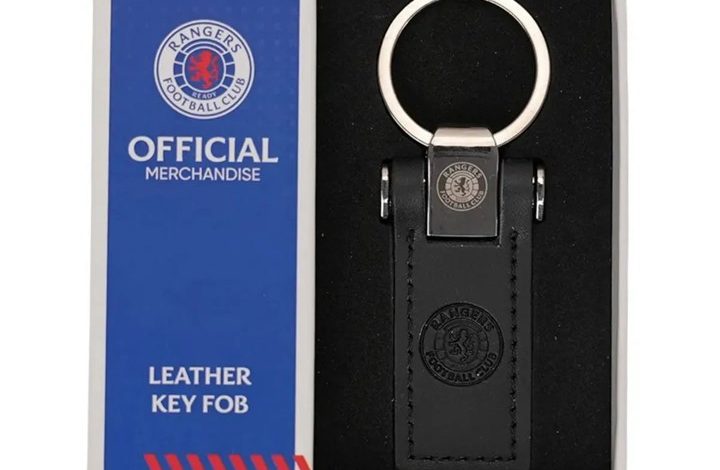 Rangers FC Leather Keyring