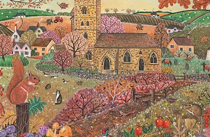 Autumn Village Jigsaw