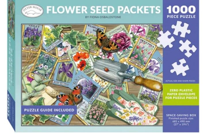Flower Seed Packets Jigsaw