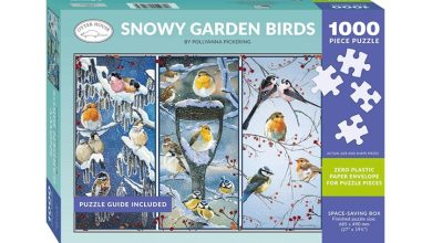 Snowy Garden Birds Jigsaw