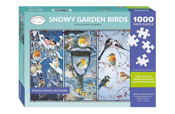 Snowy Garden Birds Jigsaw