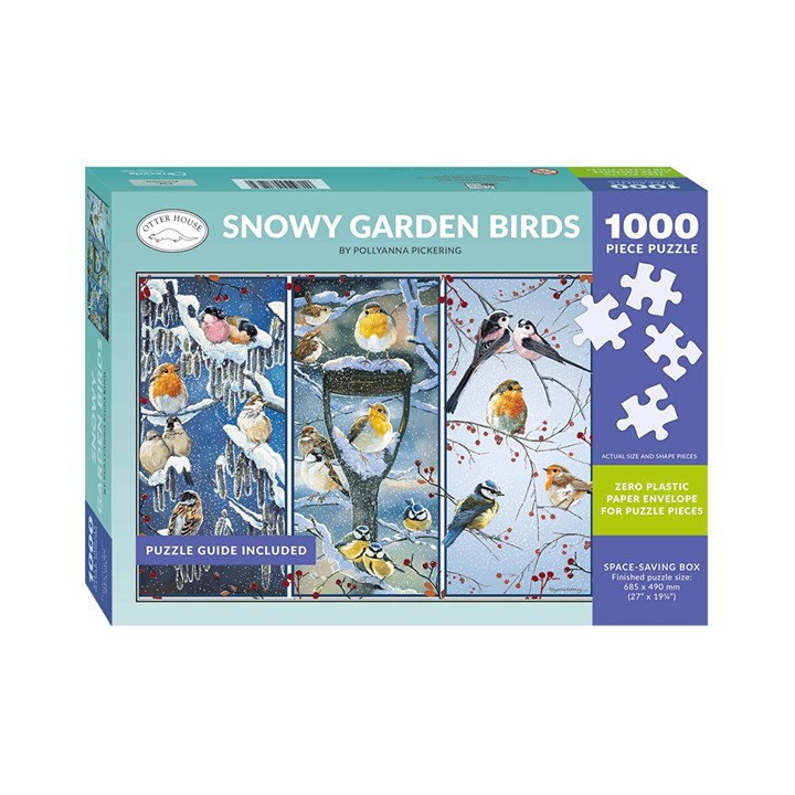 Snowy Garden Birds Jigsaw