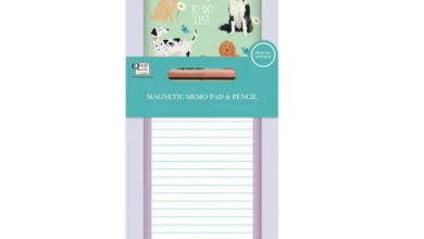 Dogs Magnetic Memo Pad